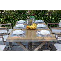 MERAN set - zahradní 7-dílná jídelní souprava