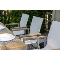 MERAN set - zahradní 7-dílná jídelní souprava