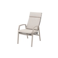 ARCTIC - hliníkové polohovací křeslo s polstry