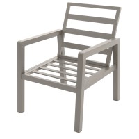 LIFE - zahradní hliníkové křeslo mocca