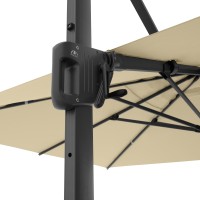 LIFE 300 x 400 cm – výkyvný zahradní slunečník s boční tyčí