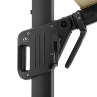 LIFE 300 x 400 cm – výkyvný zahradní slunečník s boční tyčí