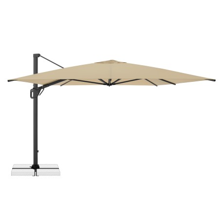 Doppler LIFE 300 x 400 cm – výkyvný zahradní slunečník s boční tyčí : Desén látky - 822