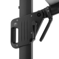 LIFE 300 x 400 cm – výkyvný zahradní slunečník s boční tyčí