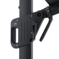 LIFE 300 x 400 cm – výkyvný zahradní slunečník s boční tyčí