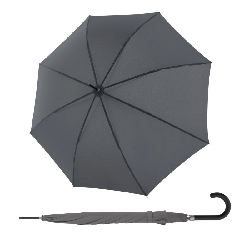 Bristol AC - holový vystřelovací deštník šedý