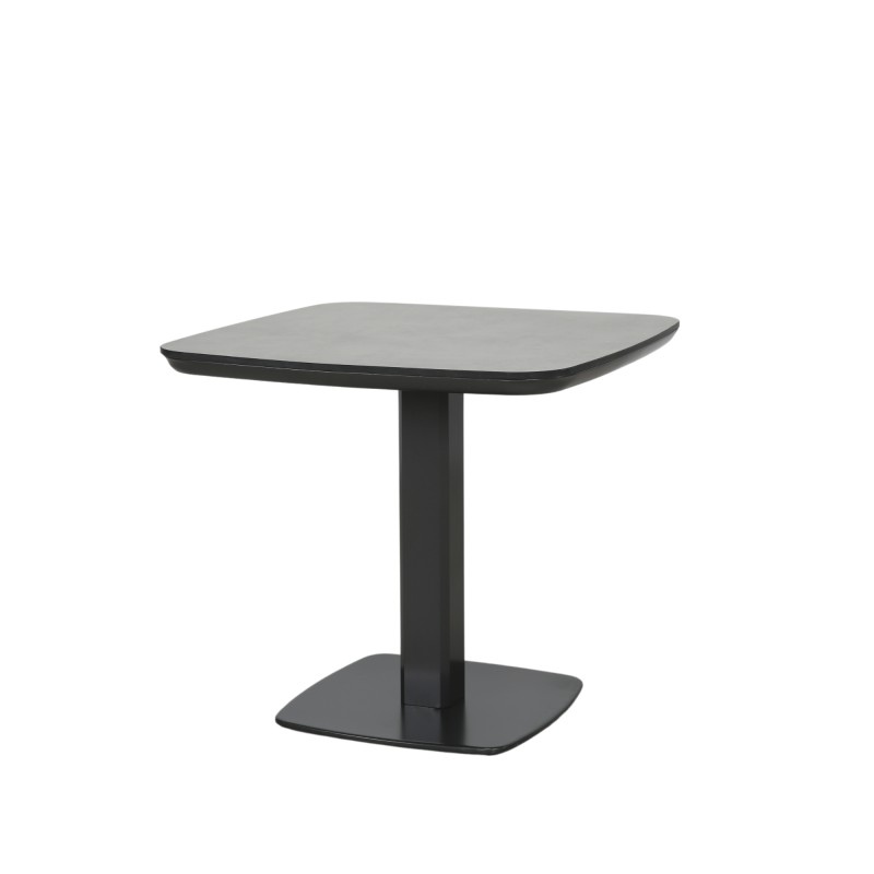 PICASO - zahradní hliníkový stůl 80x80 cm, přírodní