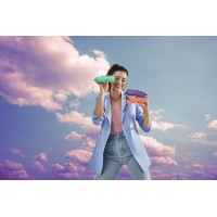 Fiber Mini Compact uni Electric Blue - dámský skládací deštník