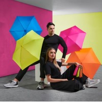 KNIRPS X4U ultra light slim neon orange - lehký skládací deštník