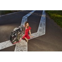 Fiber Havanna Camouflage - dámský skládací deštník