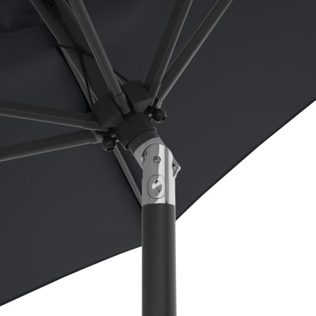 Doppler LIFE 180 cm - naklápěcí slunečník s klikou : Desén látky - 840 (obrázek 6)