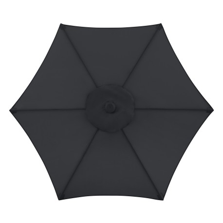 Doppler LIFE 180 cm - naklápěcí slunečník s klikou : Desén látky - 840 (obrázek 3)