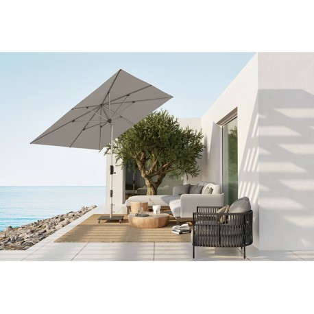 Zahradní středový slunečník Knirps KNIRPS APOLL 240 x 240 cm - černý