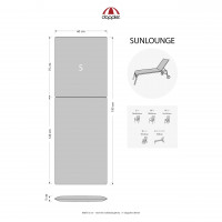SPOT 6101 - polstr na zahradní lehátko