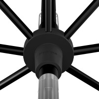 KNIRPS APOLL BLACK 240 x 240 cm - zahradní středový slunečník