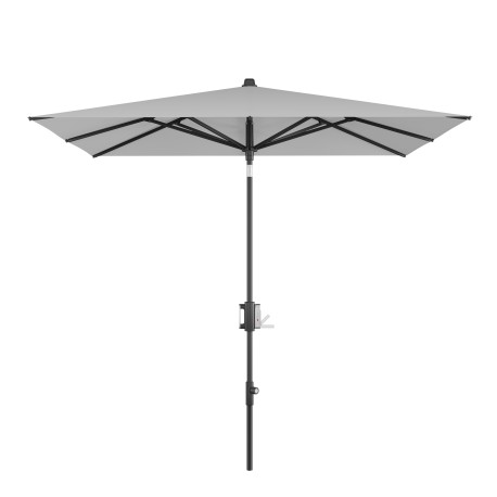Knirps KNIRPS APOLL BLACK 240 x 240 cm - zahradní středový slunečník : Barva slunečníku - Světle šedá