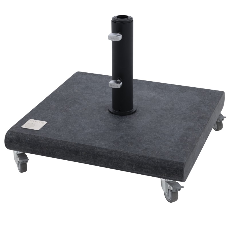 Pojízdný žulový stojan KNIRPS 50 kg černý