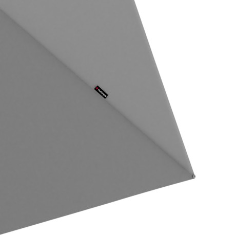 Knirps HYPERION 330 x 240 cm - luxusní výkyvný zahradní slunečník s boční tyčí : Barva slunečníku - Tmavě šedá (obrázek 18)