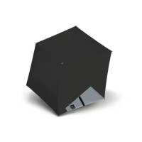 Knirps MINI duomatic Reflective black - designový plně automatický deštník