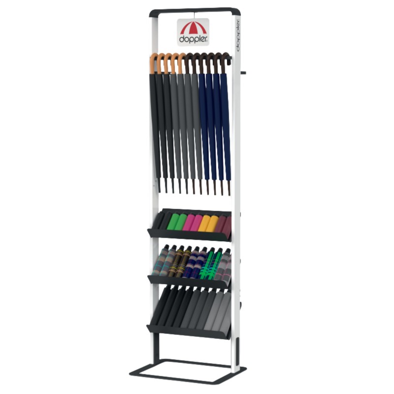 Stojan na deštníky bílý