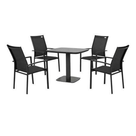 Doppler Picaso Expert antracit - zahradní/gastro hliníková souprava 4+1