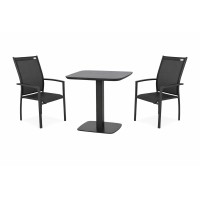 Picaso Expert antracit - zahradní/gastro hliníková souprava 2+1