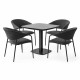 Picaso MELIA LIKA-TEX® antracit - zahradní/gastro souprava 4+1
