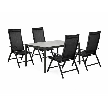 Doppler PICASO EXPERT přírodní – zahradní hliníková souprava 4+1