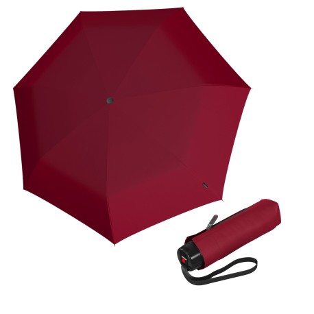 Knirps KNIRPS T.020 DARK RED s UV - ultralehký skládací deštník