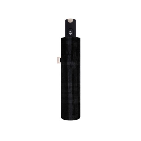 Doppler Carbonsteel Magic woven check black grey  - pánský plně automatický deštník (obrázek 3)