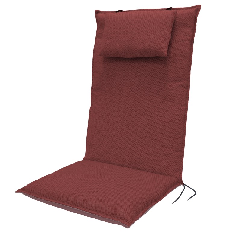 AURA 6753 vysoký - polstr na židli a křeslo s podhlavníkem