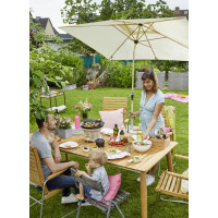 ALU WOOD 3 x 2 m – slunečník s automatickým naklápěním s ULTRA UV ochranou