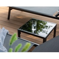 Mare set lehátek + stůl, antracit/ šedá