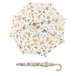 Nature kids forest animals - dětský holový deštník