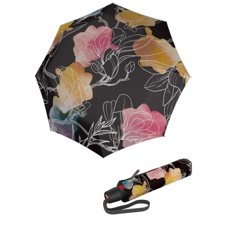 Knirps KNIRPS T.200 Medium Duomatic Iris Gold - elegantní plně automatický deštník