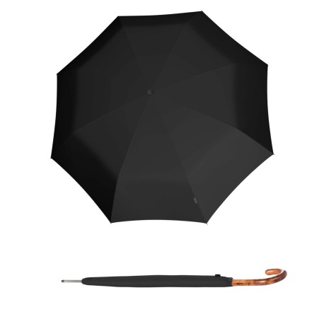 Knirps KNIRPS T.772 LONG automatic Black - pánský holový vystřelovací deštník