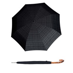 KNIRPS T.772 LONG automatic Mens Print Check - pánský holový vystřelovací deštník