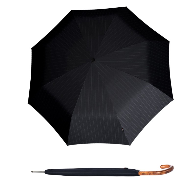 KNIRPS T.772 LONG automatic Mens Print Stripe - pánský holový vystřelovací deštník