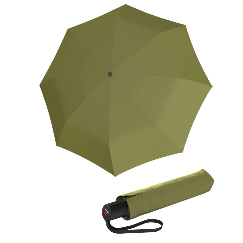 Knirps A 200 Medium Duomatic Olive - elegantní plnoautomatický deštník