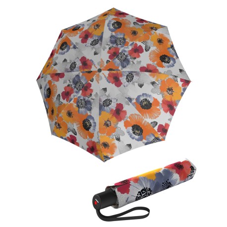 Knirps Knirps A 200 Medium Duomatic Poppy - elegantní plně automatický deštník