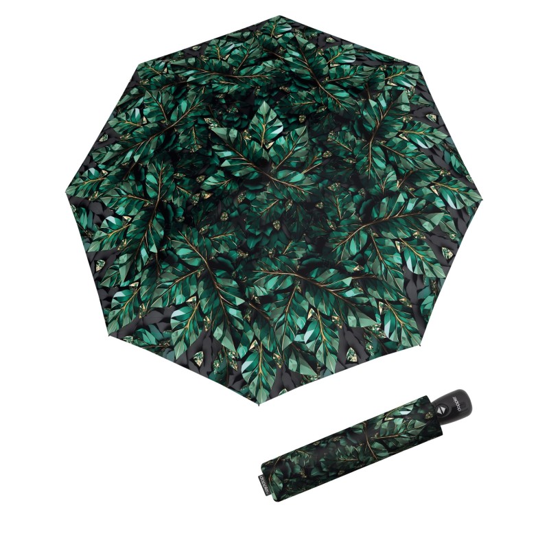 Fiber Magic Imperial Crystal Leaves - dámský plně automatický deštník