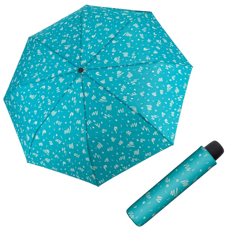 Hit Mini Aqua Blue- dámský skládací deštník