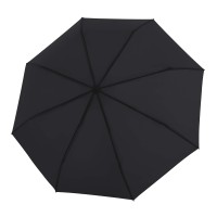 Timber manual Black - dámský skládací deštník