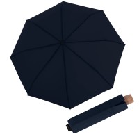 Timber manual Navy - dámský skládací deštník