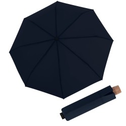 Timber manual Navy - dámský skládací deštník