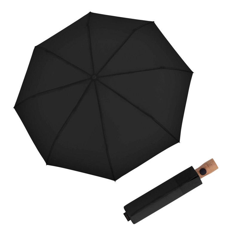 Timber duaomatic Black - skládací deštník