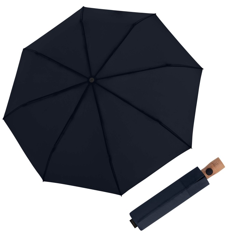 Timber duaomatic Navy - skládací deštník