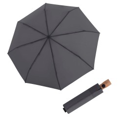 Timber duaomatic Dark Grey - skládací deštník