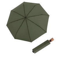 Timber duaomatic Olive - skládací deštník