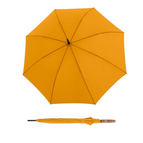 Knirps Timber Stick Automatic Curcuma - holový deštník